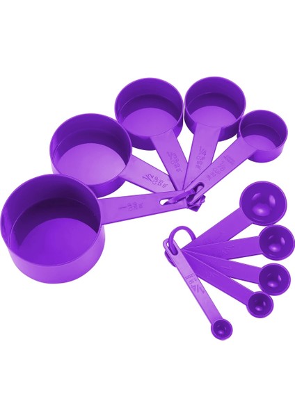 Beyaz Kaşık Stili Et 7color Plastik Ölçme Fincanları Ölçme Kaşıkları Ölçekli Mutfak Pişirme Araçları Kahve Pişirme Için Ölçme Seti Şeker Tuz (Yurt Dışından) fiyatları