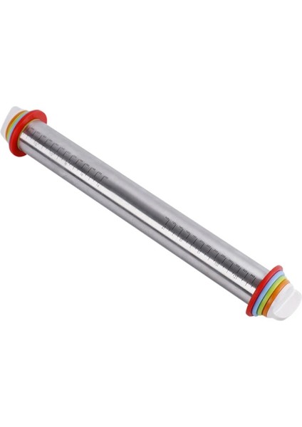 Pembe Tarzı 1 Adet Uzunluk Ayarlanabilir Haddeleme Paslanmaz Çelik Fondan Haddeleme Ake Rulo Hamur Oklava Bakeware Araçları (Yurt Dışından)