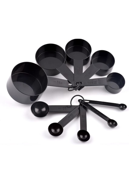 C Stili Ölçme Fincan ve Ölçme Kaşığı Ev Mutfak Alet Seti, Evde Pişirme Aletlerini Saklamak Için Kullanılabilir. (Yurt Dışından) modelleri