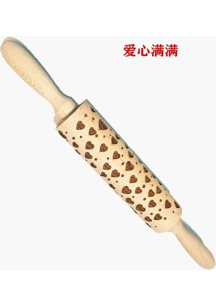 Tam Kalp Stili Kalp Gül Çiçek Lazer Gravür Baskı Oklava Rulo Kabartma Fondan Bisküvi Kurabiye Oklava Pişirme Aleti (Yurt Dışından)