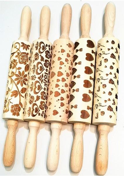 Tam Kalp Stili Kalp Gül Çiçek Lazer Gravür Baskı Oklava Rulo Kabartma Fondan Bisküvi Kurabiye Oklava Pişirme Aleti (Yurt Dışından) modelleri