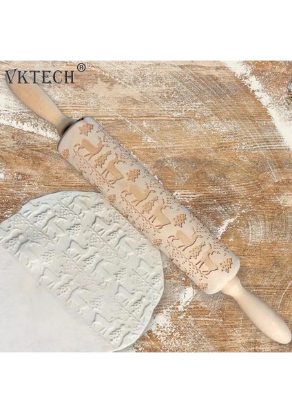 No.10 Tarzı Noel Kabartma Haddeleme Ristmas Kar Tanesi Elk Ahşap Oklava Pişirme Kurabiyeleri Fondan Hamur Oyulmuş Rulo (Yurt Dışından) fırsatları