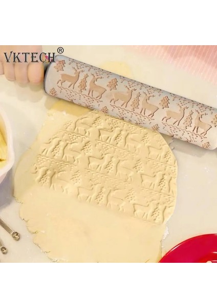 No.10 Tarzı Noel Kabartma Haddeleme Ristmas Kar Tanesi Elk Ahşap Oklava Pişirme Kurabiyeleri Fondan Hamur Oyulmuş Rulo (Yurt Dışından) indirimleri