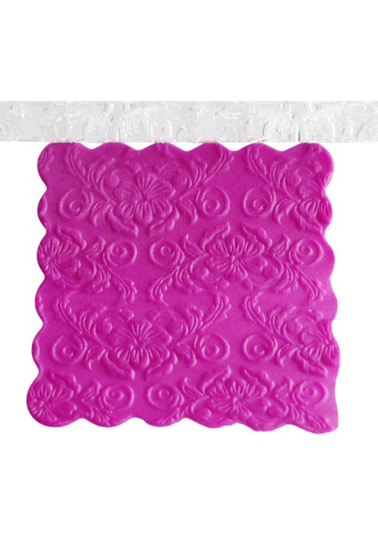 B Tarzı Sıcak Satmak Haddeleme Reaktif Kabartma Akrilik Dayanıklı Oklava Fondan Şeker El Sanatları Kek Pişirme Dekorasyon Aracı (Yurt Dışından)