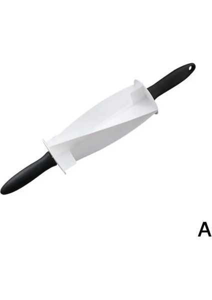 Beyaz Stil Kruvasan Oklava El Yapımı Dıy Kruvasan Kalıp Taşınabilir Mutfak Kolu Ocak Pişirme Aracı (Yurt Dışından)