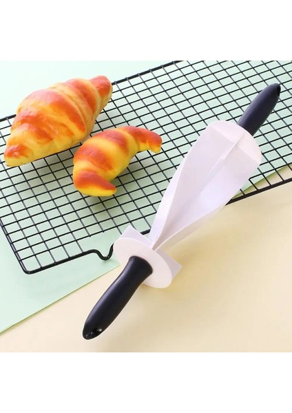 Beyaz Stil Kruvasan Oklava El Yapımı Dıy Kruvasan Kalıp Taşınabilir Mutfak Kolu Ocak Pişirme Aracı (Yurt Dışından) fiyatları