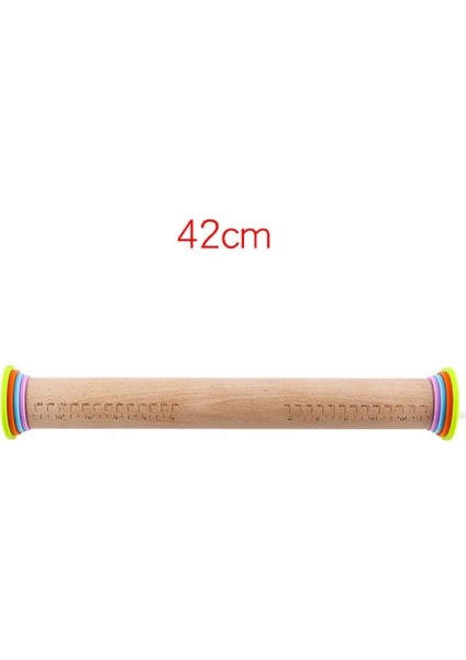 B Tarzı Ayarlanabilir Noel Oklava Mutfak Pişirme Aracı Ahşap Oklava Ölçekli Un Pasta Kurabiye Fondan Hamur Rulo (Yurt Dışından) fırsatları