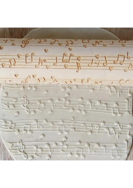 Müzik Desen Stili Müzikli Pasta Oklava Not Kabartma Ahşap Oklava Dıy Pişirme Kurabiyeleri Oyulmuş Stencil Kek Hamuru Desenli Rulo (Yurt Dışından) fırsatları