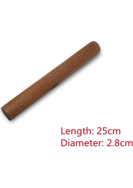 25CM 2.8cm Tarzı Yapışmaz Kek Fondan Pasta Ahşap Oklava Kabartmalı Oklava Mutfak Aksesuarı Kek Rulo El Sanatları Pişirme cm (Yurt Dışından)