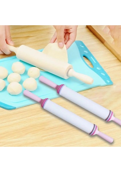 No.1 Tarzı 3X25CM Silikon Oklava Pişirme Kurabiye Bisküvi Fondan Hamur Rulo Pp Yapışmaz Oklava Kabartma Kalıp Dıy Pişirme (Yurt Dışından) indirimleri