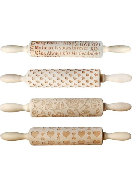 No.4 Tarzı Sevgililer Günü Mektupları Dıy Pişirme Çerezler Için Oyulmuş Kabartma Oklava Erişte Bisküvi Fondan Kek Mutfak Aracı (Yurt Dışından) fiyatları