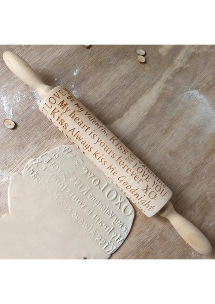 No.4 Tarzı Sevgililer Günü Mektupları Dıy Pişirme Çerezler Için Oyulmuş Kabartma Oklava Erişte Bisküvi Fondan Kek Mutfak Aracı (Yurt Dışından) indirimleri