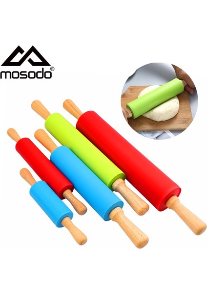 Yeşil-L Tarzı Silikon Oklava Hamur Hamuru Mantı Oklava Bakeware Mutfak Pasta ve Fırın Aksesuarları (Yurt Dışından) fiyatları