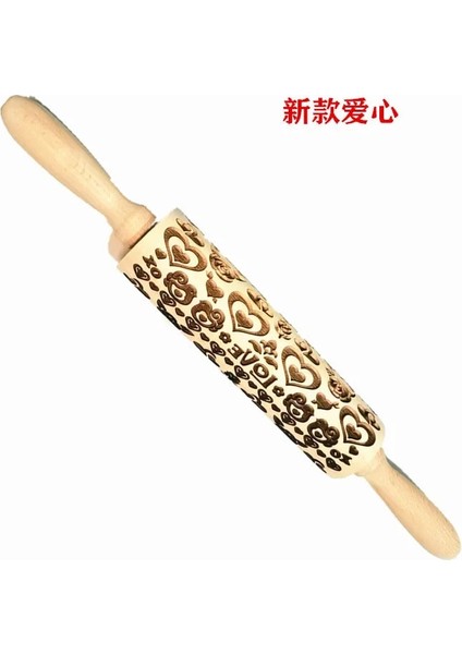 Yeni Aşk Stili Kalp Gül Çiçek Lazer Gravür Baskı Oklava Rulo Kabartma Fondan Bisküvi Kurabiye Oklava Pişirme Aleti (Yurt Dışından)