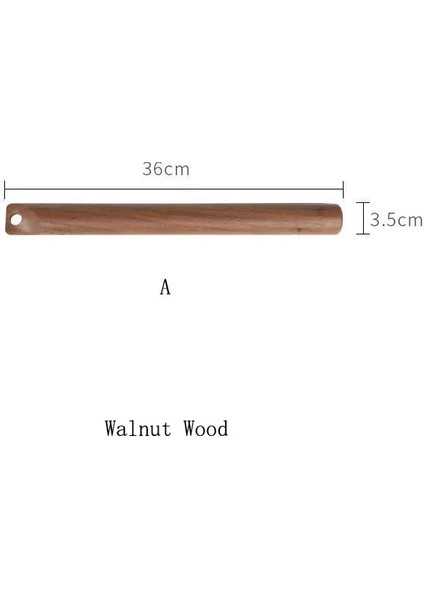 36 Cm'lik Bir Stil Hamur Için Doğal Ceviz Oklava Ahşap Rulo Pasta Rulo Mutfak Aksesuarları Kek Pizza Araçları (Yurt Dışından)