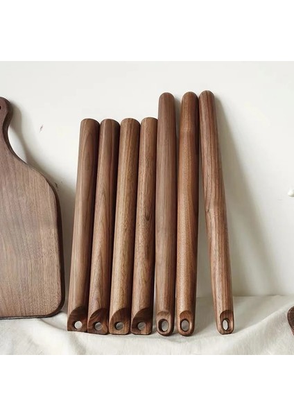 36 Cm'lik Bir Stil Hamur Için Doğal Ceviz Oklava Ahşap Rulo Pasta Rulo Mutfak Aksesuarları Kek Pizza Araçları (Yurt Dışından) fiyatları