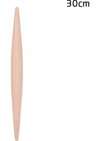 30CM Tarzı 30CM cm Oklava Ahşap Fondan Kek Hamur Rulo Yapışmaz Pişirme Aracı Alet Makarna Hamur Hamuru Cilt Makinesi Çift Ucu (Yurt Dışından)