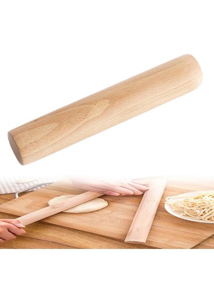 28CM Tarzı 1 Adet Ahşap Oklava Erişte Rulo Pad Fondan Hamur Masa Köfte Haddeleme Katı Ahşap Pişirme Mutfak Aracı (Yurt Dışından) modelleri