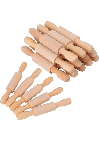 B-2pcs Tarzı Yazın 20X2.8CM Mini Rolling M Ahşap Saplı Çocuklar Için Mutfakta Hamur Açma Makinesi, Play-Doh, Crafting ve Yaratıcı Oyun (Yurt Dışından) fiyatları