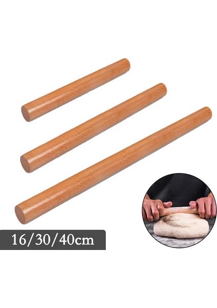 30CMX2.7CM Tarzı cm Yapışmaz Kek Fondan Pasta Ahşap Oklava Kabartmalı Oklava Mutfak Kek Rulo El Sanatları Pişirme Için (Yurt Dışından) fiyatları