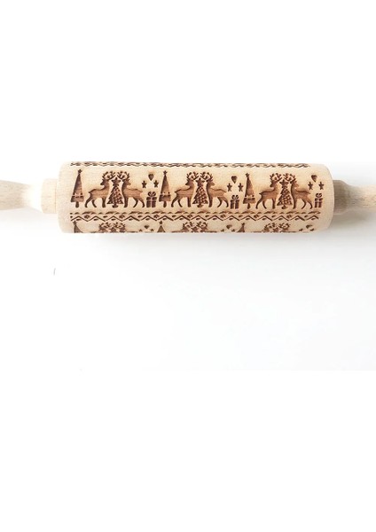 Hediyegeyik Stili Noel Ren Geyiği Haddeleme Cadılar Bayramı Haddeleme Pişirme Kurabiye Erişte Bisküvi Fondan Kek Hamuru Oyulmuş Rulo ZM001 (Yurt Dışından)