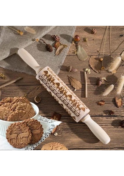 Hediyegeyik Stili Noel Ren Geyiği Haddeleme Cadılar Bayramı Haddeleme Pişirme Kurabiye Erişte Bisküvi Fondan Kek Hamuru Oyulmuş Rulo ZM001 (Yurt Dışından) fiyatları