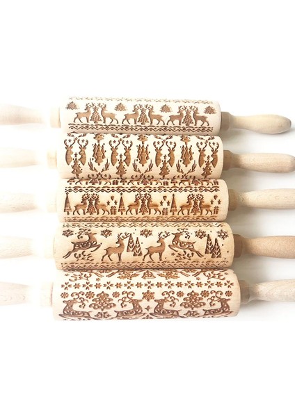 Hediyegeyik Stili Noel Ren Geyiği Haddeleme Cadılar Bayramı Haddeleme Pişirme Kurabiye Erişte Bisküvi Fondan Kek Hamuru Oyulmuş Rulo ZM001 (Yurt Dışından) fırsatları