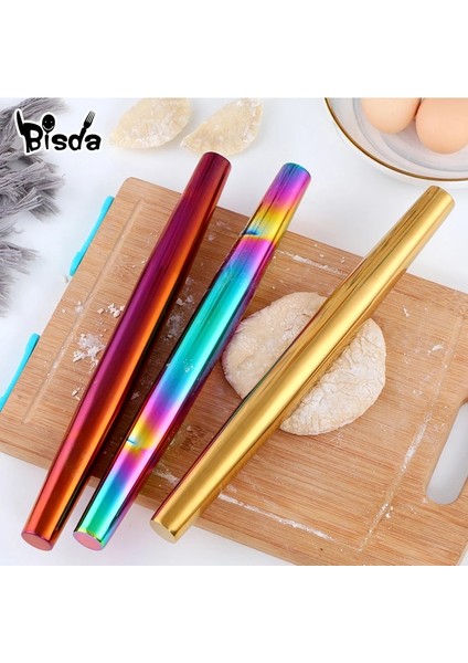 Gümüş-1 Adet Tarzı 33CM 1 Adet Paslanmaz Çelik Oklava Mutfak Gereçleri Hamur Rulo Fırında Pizza Erişte Kurabiye Köfte Yapışmaz Pişirme Aracı (Yurt Dışından) modelleri