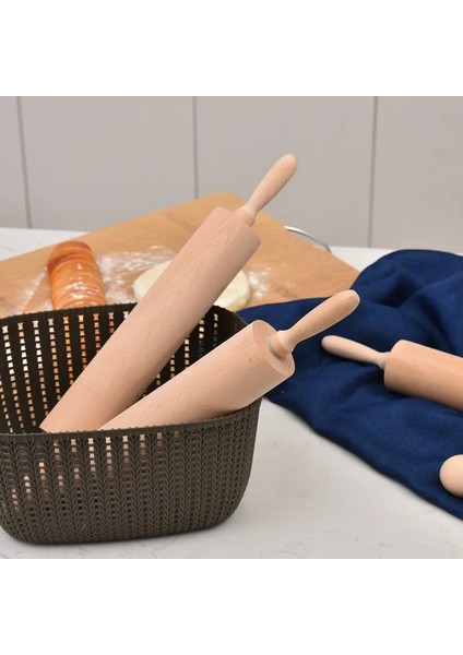 29.5x6 Stili Kayın Ağacı Rulo Haddeleme Pindumpling Sarıcı Pişirme Aracı Pizza Hamuru Pasta Rulo Kurabiye Bisküvi Pişirme Aracı Özel Logo (Yurt Dışından) fiyatları