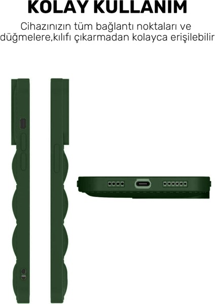 iPhone 15 Pro Uyumlu Airbag Puffer Modeli Darbeye Dayanıklı Silikon Şişme Kılıf indirimleri