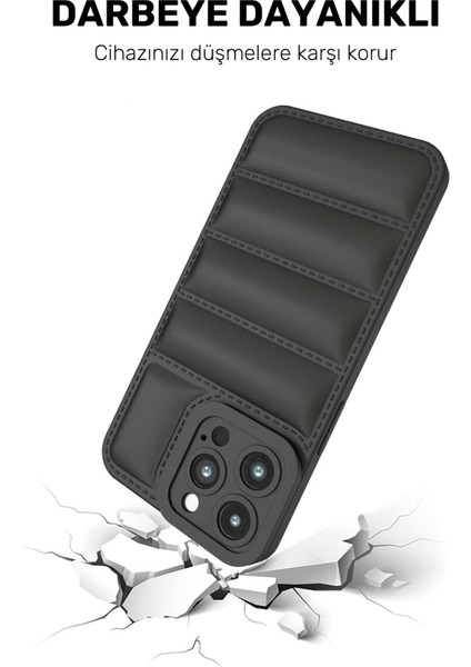 iPhone 15 Pro Max Uyumlu Airbag Puffer Modeli Darbeye Dayanıklı Silikon Şişme Kılıf fırsatları