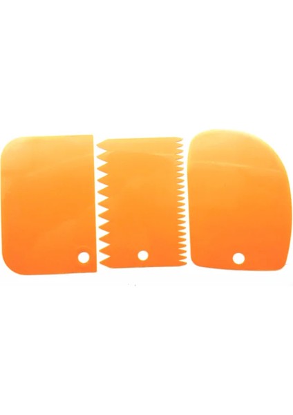 Turuncu Tarzı Et Çok Amaçlı Plastik Gıda Kazıyıcı Kek Krema Tatlı Pasta Dıy Düzleştirmek Için Pürüzsüz Kesici Mutfak Aracı Pişirme Gereçleri (Yurt Dışından)