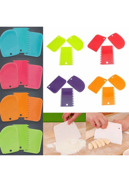 Turuncu Tarzı Et Çok Amaçlı Plastik Gıda Kazıyıcı Kek Krema Tatlı Pasta Dıy Düzleştirmek Için Pürüzsüz Kesici Mutfak Aracı Pişirme Gereçleri (Yurt Dışından) fiyatları