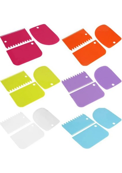 Turuncu Tarzı Et Çok Amaçlı Plastik Gıda Kazıyıcı Kek Krema Tatlı Pasta Dıy Düzleştirmek Için Pürüzsüz Kesici Mutfak Aracı Pişirme Gereçleri (Yurt Dışından) modelleri