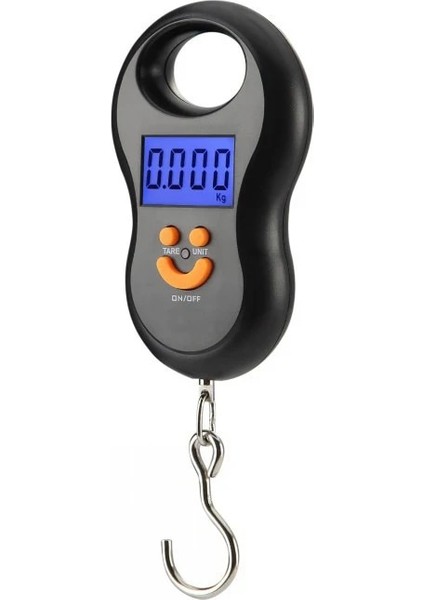 Siyah Stil 50 kg x 10G Mini Dijital Ölçek Balıkçılık Bagaj Seyahat Ağırlık Çelik Bahçe Asılı Taşınabilir Elektronik Kanca Mutfak Ağırlık Aracı (Yurt Dışından)