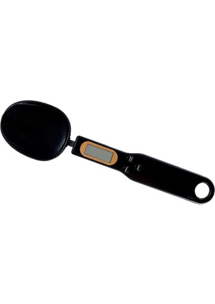 Siyah Stil 500G.1G Taşınabilir Kaşık Ölçek LCD Dijital Mutfak Ölçme Gram Elektronik Gıda Kahve Şeker Gram Asılı Tartı Aracı (Yurt Dışından)