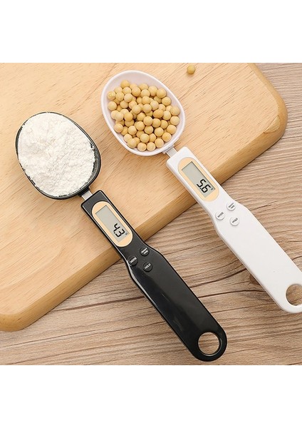 Dijital Terazi Stili 500G.1G Taşınabilir LCD Dijital Mutfak Terazisi Ölçme Kaşığı Kahve Şeker Gram Electrooon Ağırlık Hacim Gıda Ölçeği (Yurt Dışından)