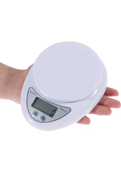 5kgg Hassas Mutfak Dijital LED Electroale Mutfak Restoran Gıda Ağırlık Ölçme Aracı (Yurt Dışından)