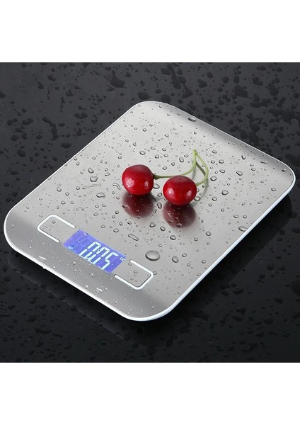 Beyaz Stil 5kg kg Mutfak Dijital Gıda Tartı Gıda Diyet Posta Pişirme Kahve Dengesi Ölçme LCD Electrog Ağırlık Terazi Araçları (Yurt Dışından)