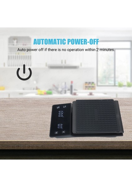 0.3g ~ 3000G Dijital Ölçekli Yüksek Hassasiyetli Mutfak Terazisi, Su Geçirmez Yüzeyli Electroale, Arkadan Aydınlatmalı Pişirme Ölçeği ile (Yurt Dışından) modelleri