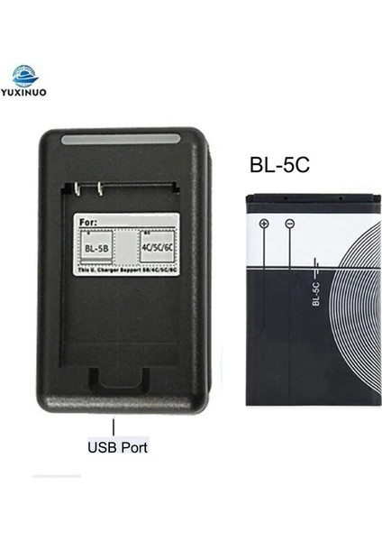 Sadece Şarj Tarzı Bl-5c Değiştirme 3.7V Ah Li-Ion Pil Orijinal BL5C Şarj Edilebilir Piller + Nokia Cep Telefonu Için USB Ac Duvar Şarj Cihazı (Yurt Dışından) fiyatları
