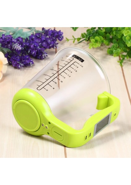 Kırmızı Stil Ölçek LCD Ekran Sıcaklık Büyük Kapasiteli Ölçme Fincan Mutfak Terazisi Dijital Beher Elektronik Ölçme Fincanaracı (Yurt Dışından) indirimleri