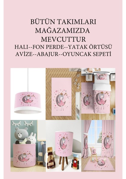 Pembe Elsa Çocuk Yatak Örtüsü ( Nevresim Değil )