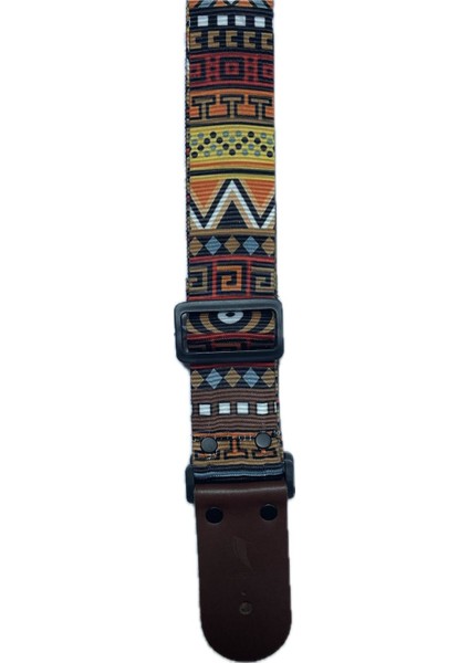 Savanna Kahve Deri Uçlu Gitar Askısı