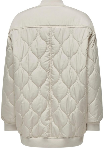 Onltına Long Quılted Jacket Otw 15300060 Bej