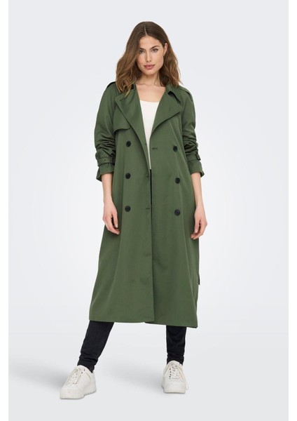 Onlchloe Trenchcoat Double B. Otw Noos 15242306 Yeşil