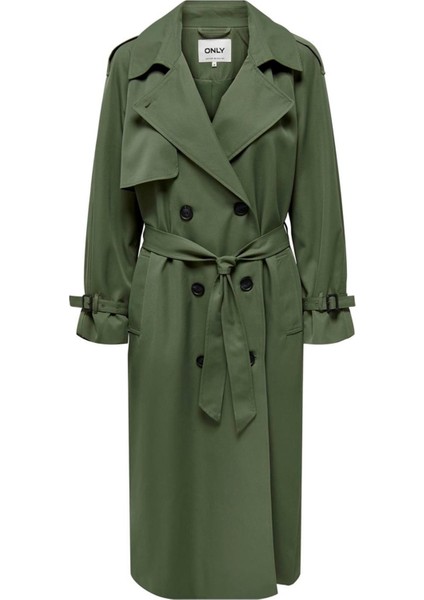 Onlchloe Trenchcoat Double B. Otw Noos 15242306 Yeşil