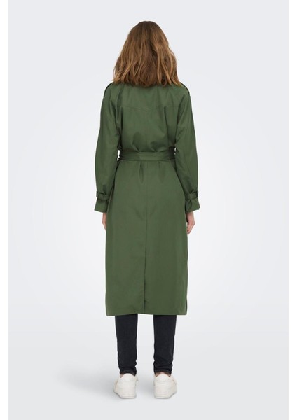 Onlchloe Trenchcoat Double B. Otw Noos 15242306 Yeşil