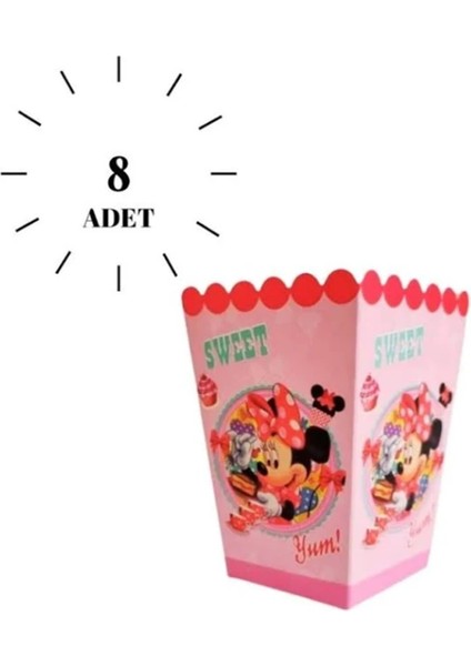 Mısır Kutusu 8 Li Minnie Mouse