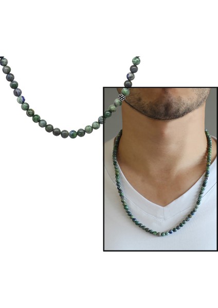 Hem Bileklik - Hem Kolye - Hem Tesbih 99LU Azurite Doğaltaş Takı fırsatları